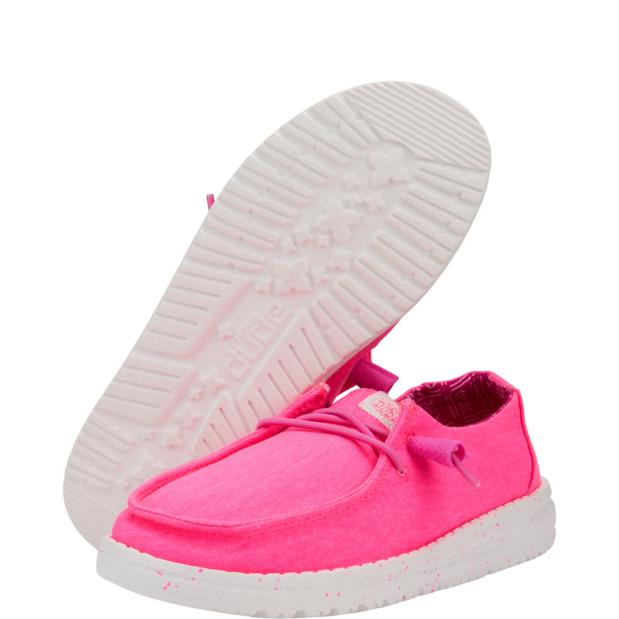 Wendy Youth Stretch Canvas ÿ Neon Pink - Image 3