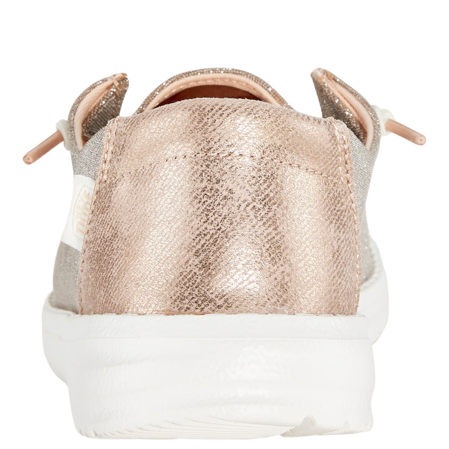 Wendy Metallic Sparkle Wide ÿ Rose Gold - Image 6