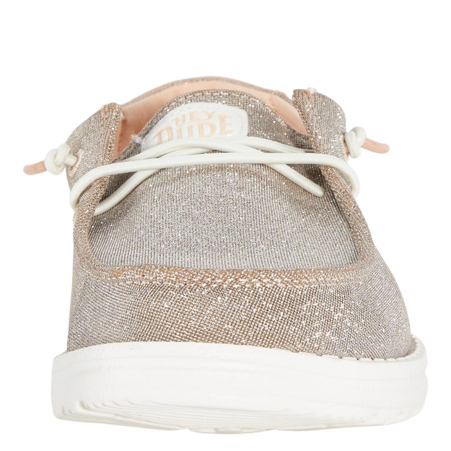 Wendy Metallic Sparkle Wide ÿ Rose Gold - Image 5