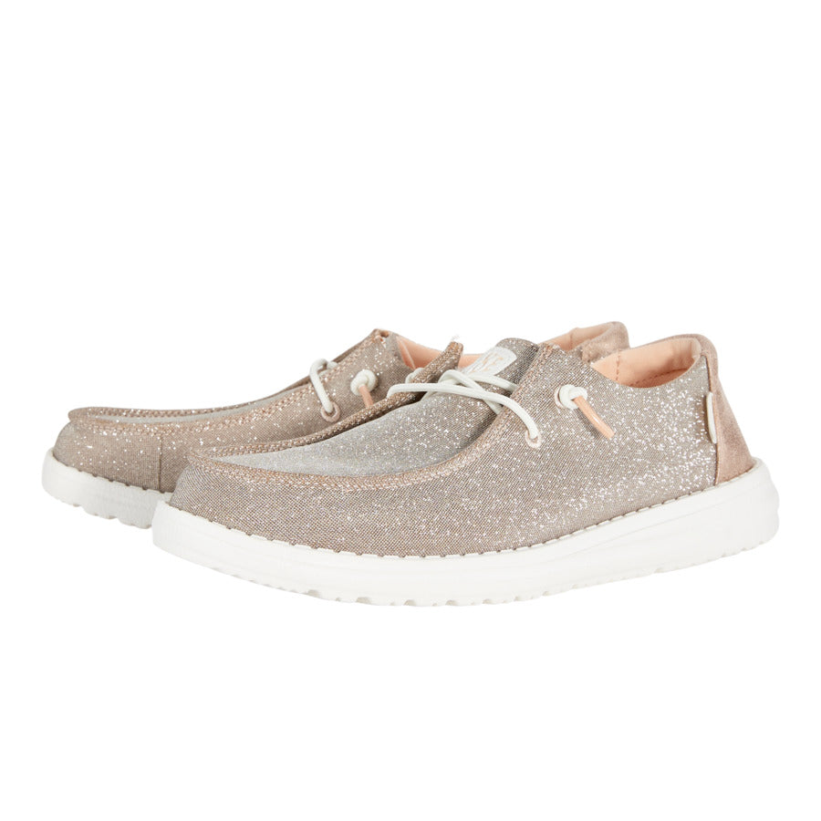 Wendy Metallic Sparkle Wide ÿ Rose Gold - Image 3