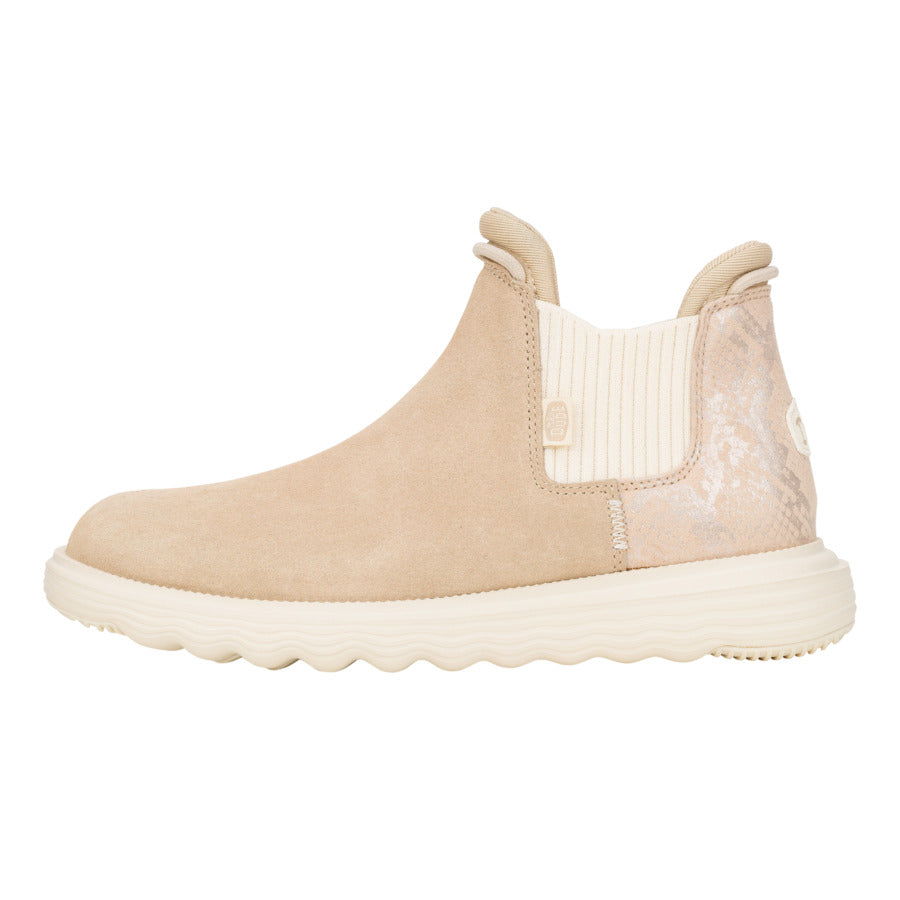 Branson Womens Suede Novelty ÿ Sand/Snake