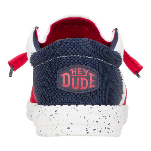 Wally Tri Varsity Mesh ÿ Red/Navy - Image 5