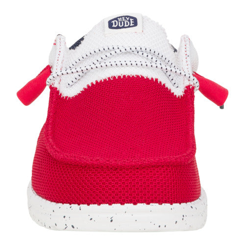 Wally Tri Varsity Mesh ÿ Red/Navy - Image 4