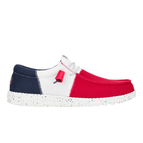 Wally Tri Varsity Mesh ÿ Red/Navy - Image 8