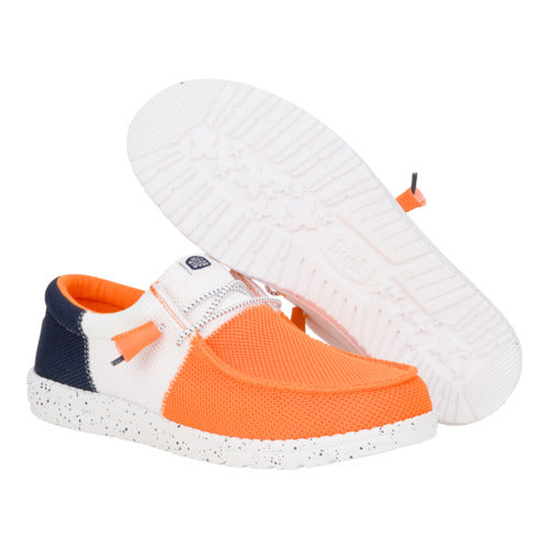 Wally Tri Varsity Mesh ÿ Orange/White - Image 3