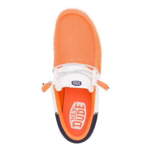 Wally Tri Varsity Mesh ÿ Orange/White - Image 6