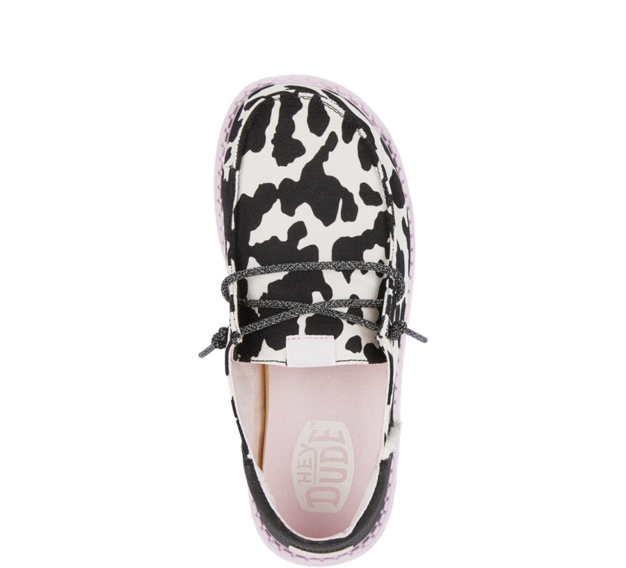 Wendy Funk Youth Cow ÿ Black/Pink - Image 4