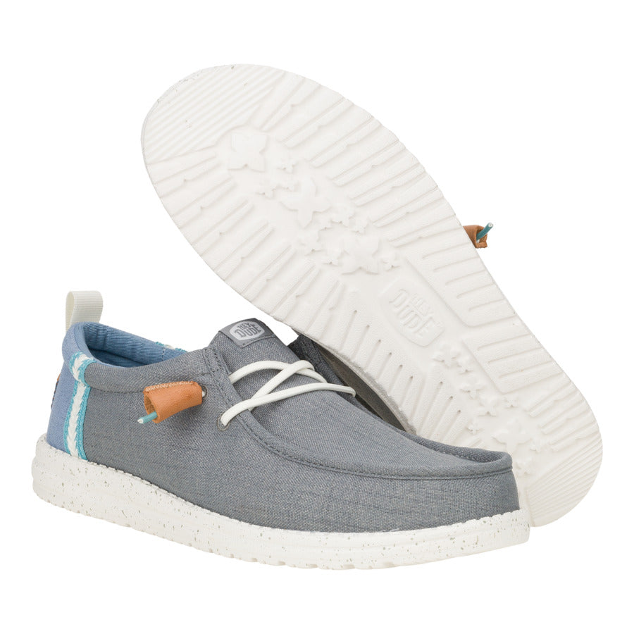 Wally Craft Linen ÿ Monument Grey/Faded Denim - Image 3