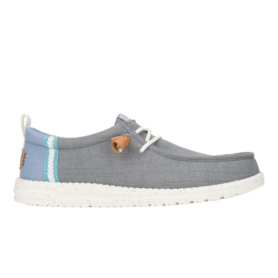 Wally Craft Linen ÿ Monument Grey/Faded Denim - Image 8
