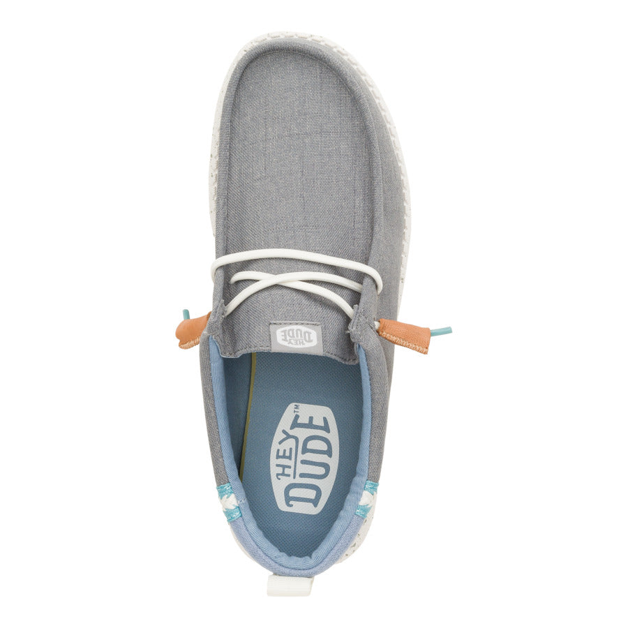 Wally Craft Linen ÿ Monument Grey/Faded Denim - Image 6