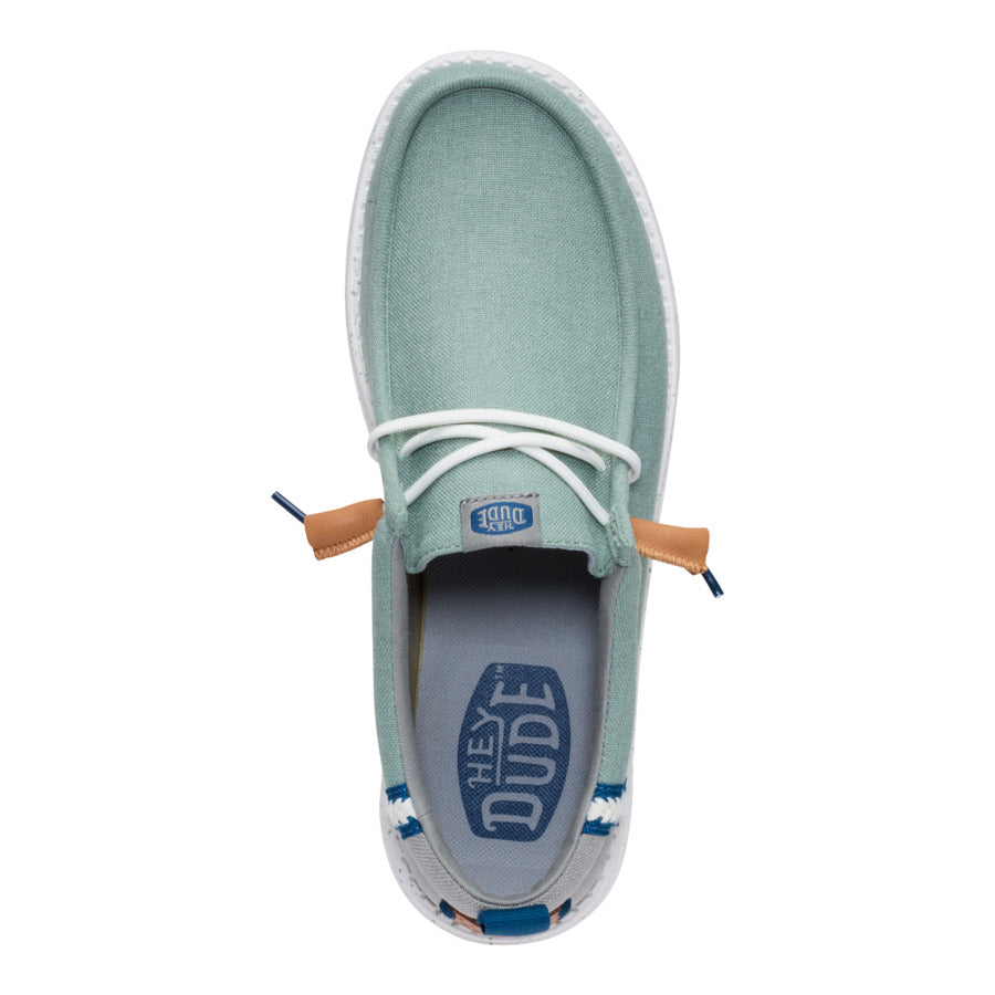 Wally Craft Linen ÿ Iceberg Green/Moon Grey - Image 6