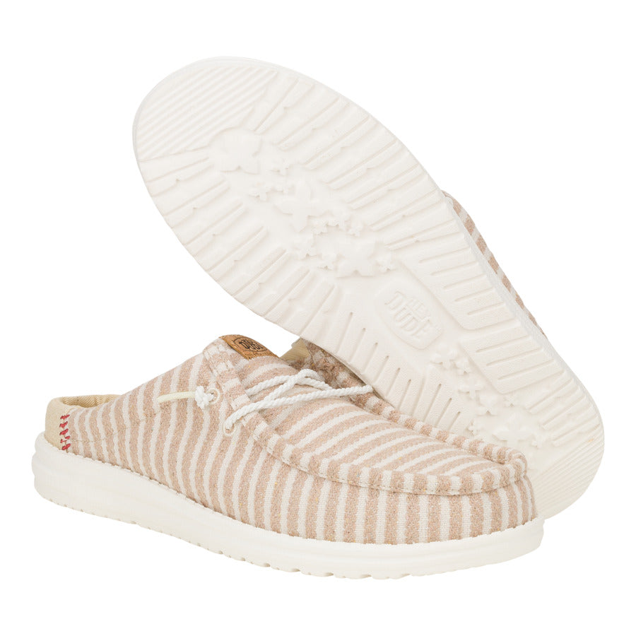 Wally Slip Resort ÿ Tan/White - Image 4