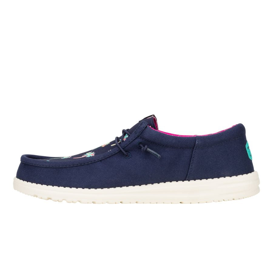 Wally Funk Party Palm ÿ Peacoat Blue/Multi