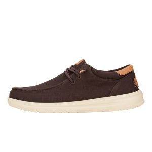 Paul Canvas ÿ Brown/Wood Ash