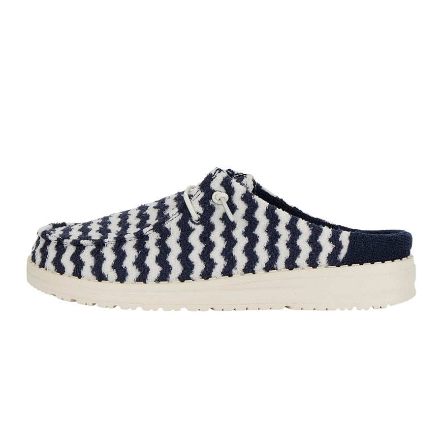 Wendy Slip Terry Stripe ÿ Navy Blazer/Egret