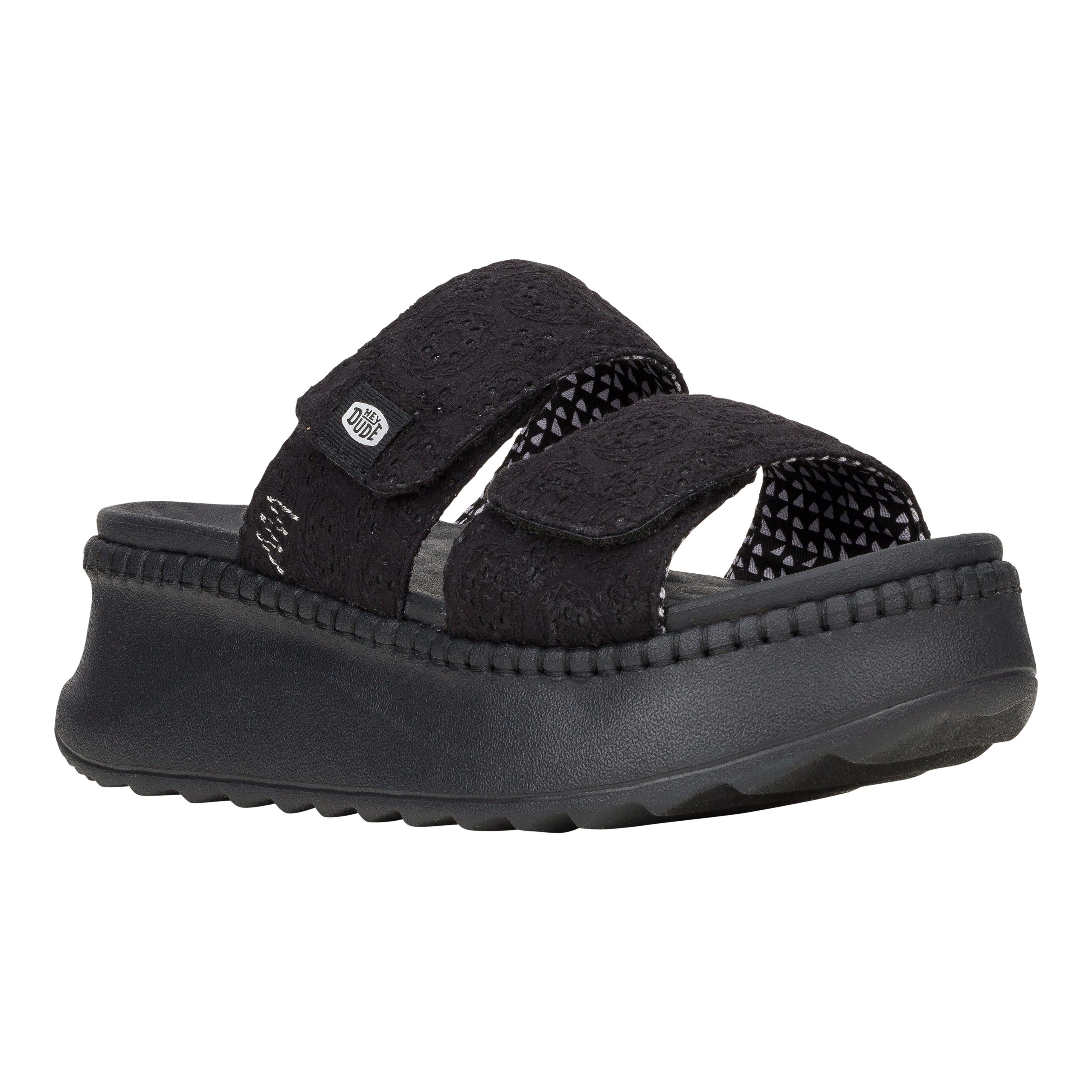 Delray Slide Eyelet ÿ Black - Image 7