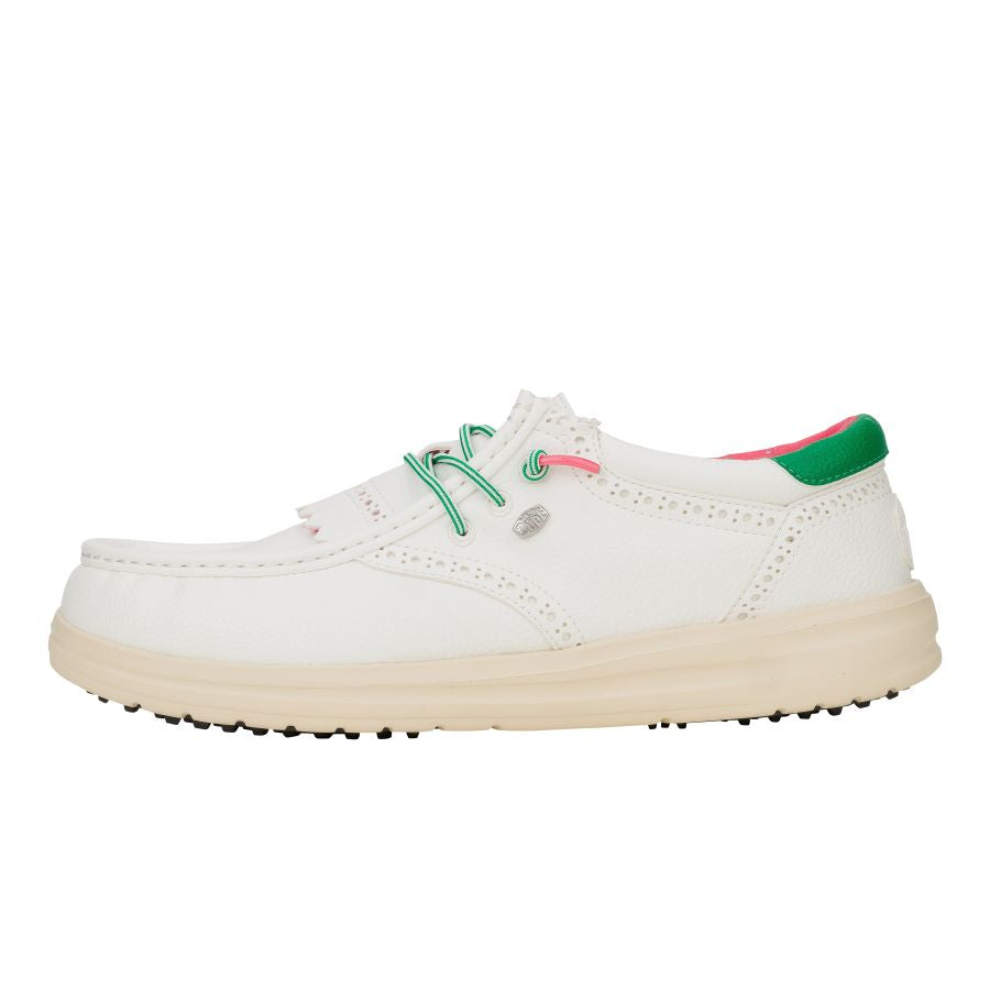 Wally Golf Classic ÿ White/Green Tambourine
