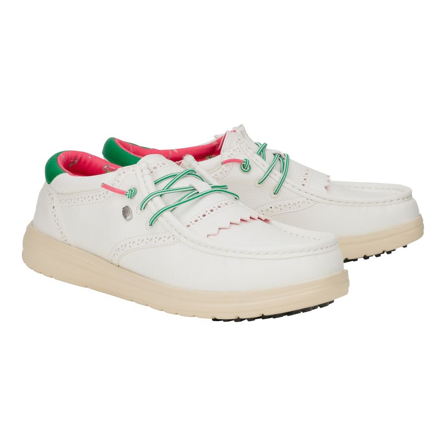 Wally Golf Classic ÿ White/Green Tambourine - Image 2