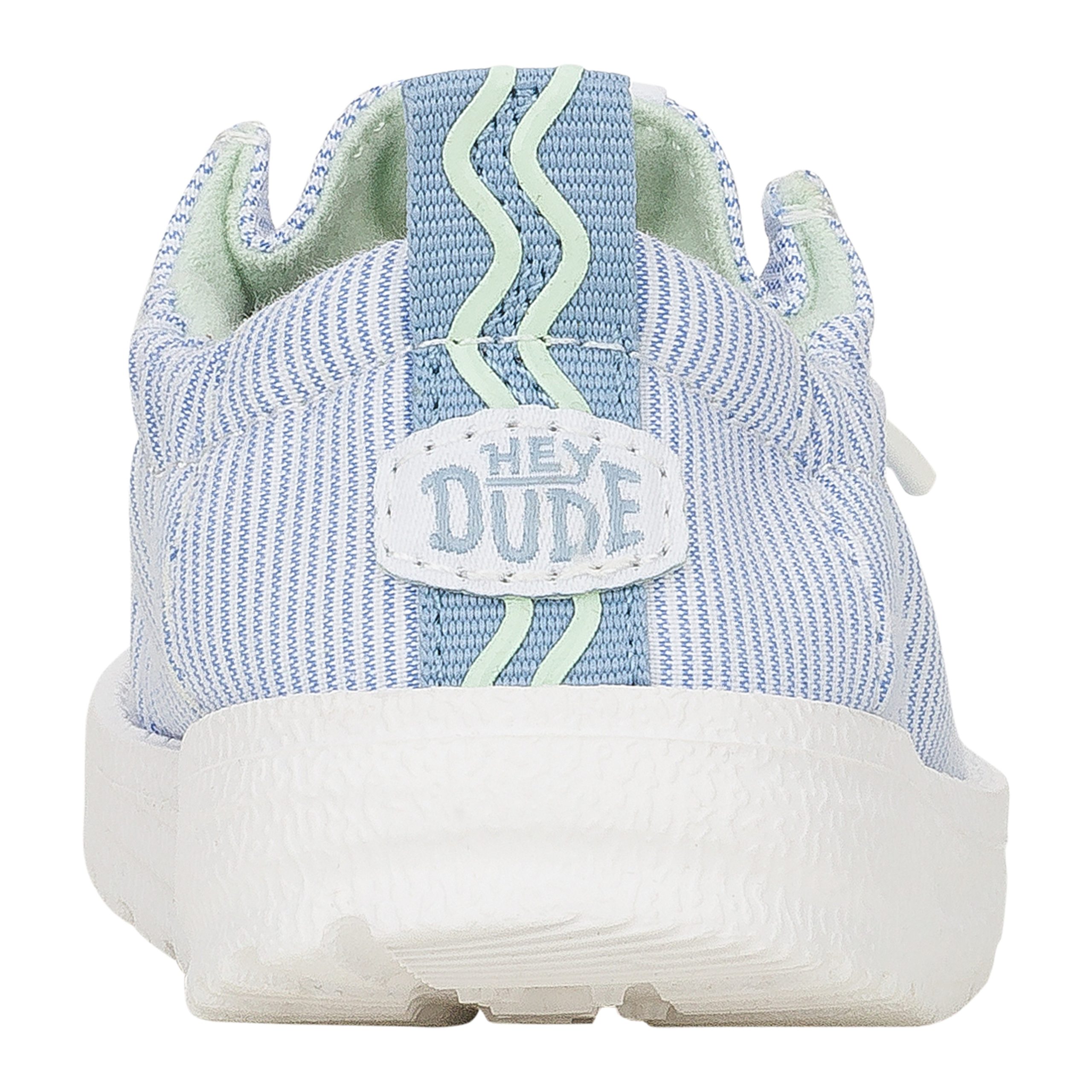 LilDude Slip On Prints ÿ White/Faded Denim - Image 5