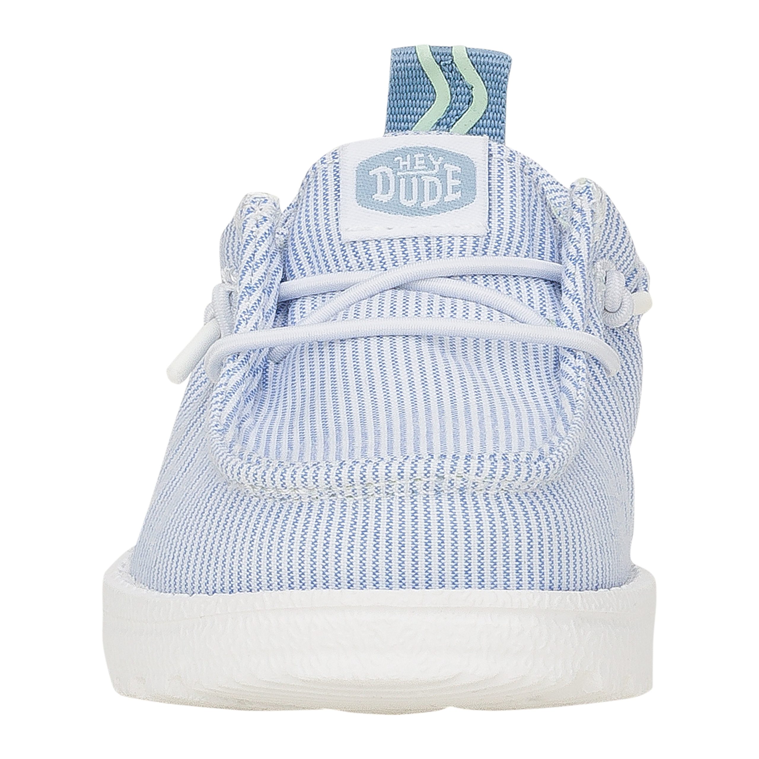 LilDude Slip On Prints ÿ White/Faded Denim - Image 4