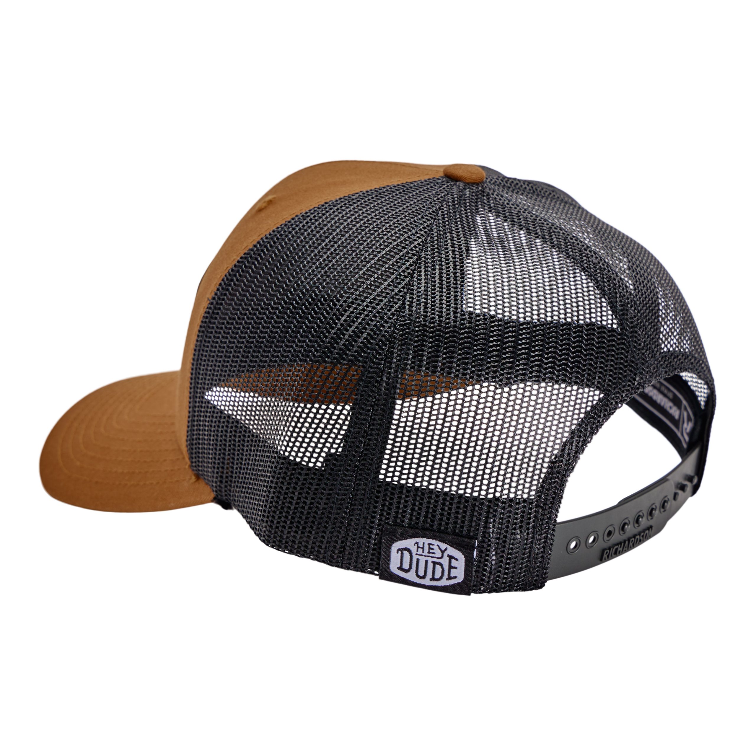 Leather Buckle Patch Trucker ÿ Coyote Brown - Image 4