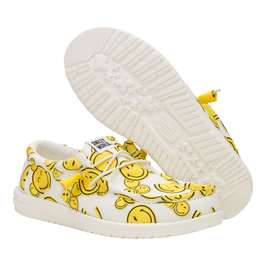 Wally SMILEYWORLD ÿ Smiley White/Yellow - Image 4