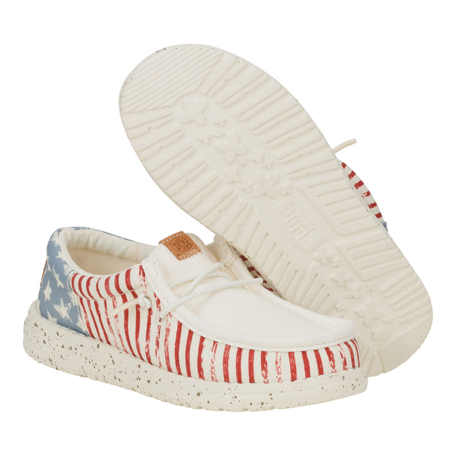 Wally Funk Youth Americana Stars ÿ American Flag - Image 3
