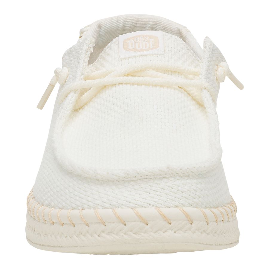 Wendy Espadrille Woven ÿ White - Image 5