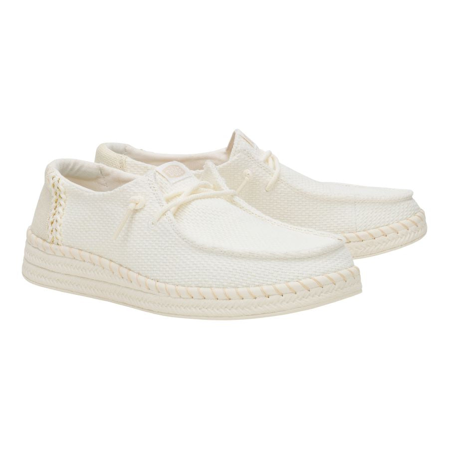 Wendy Espadrille Woven ÿ White - Image 3