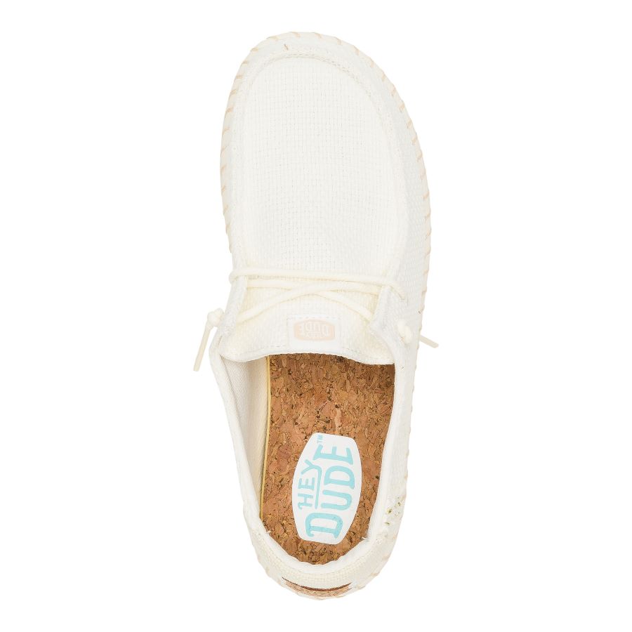 Wendy Espadrille Woven ÿ White - Image 7