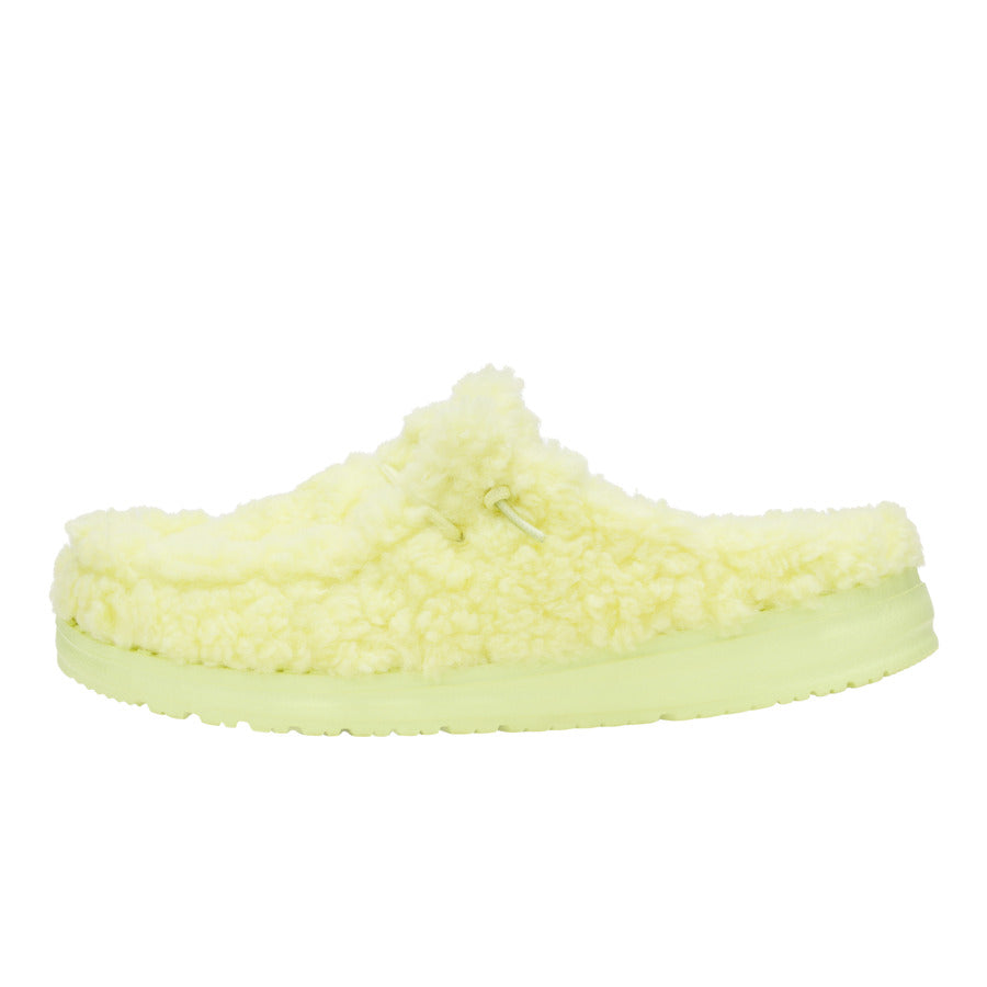 Wendy Slipper ÿ Cozy Luminary Green