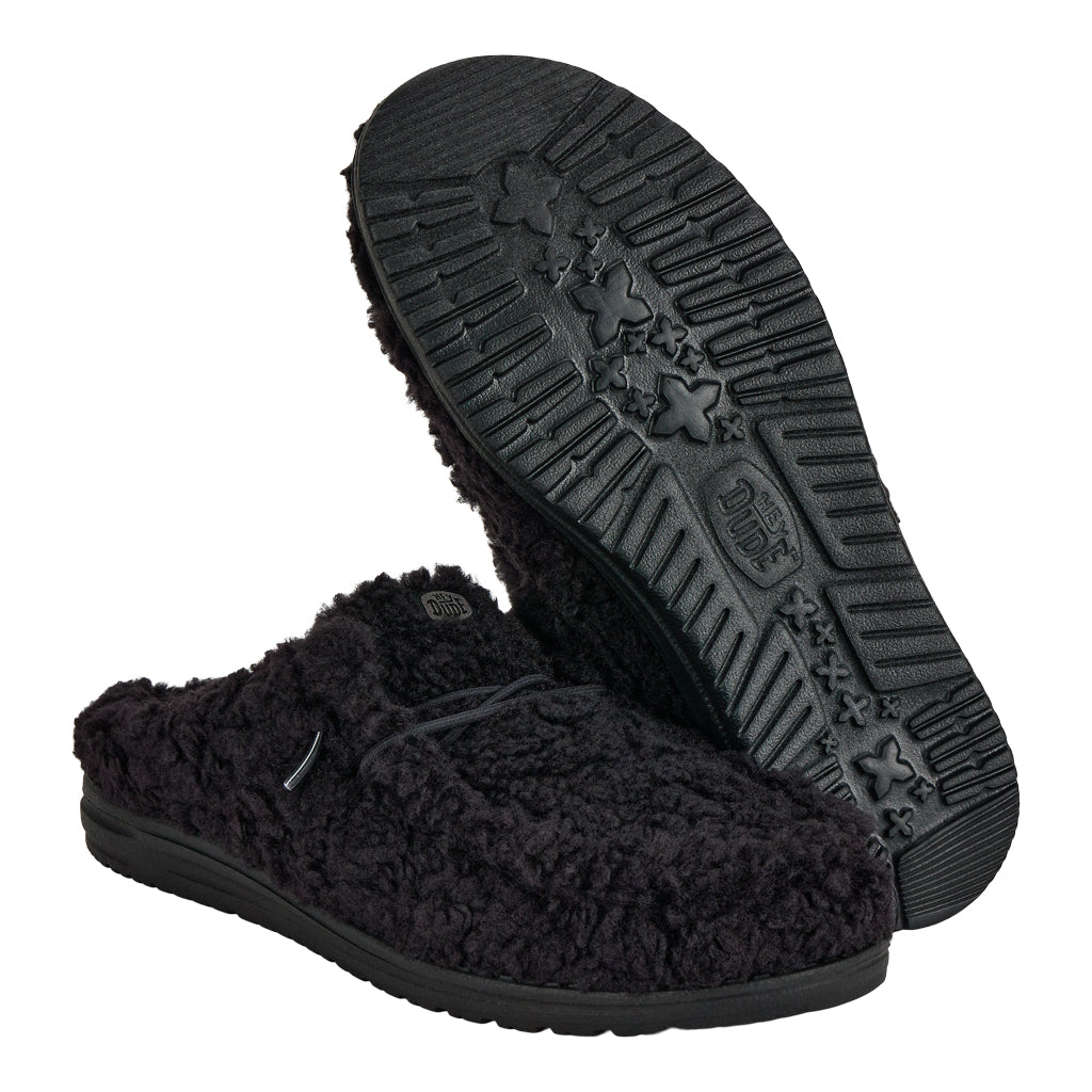 Wally Slipper ÿ Cozy Black/Black - Image 3