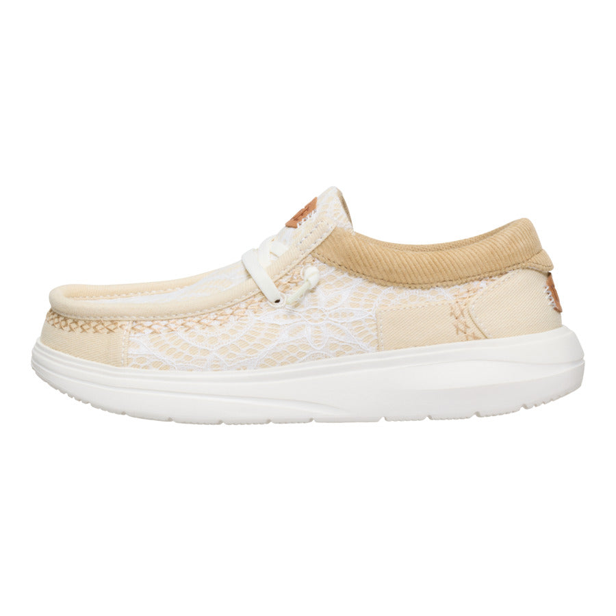 Wendy Comf Patchwork ÿ Ivory/Tan