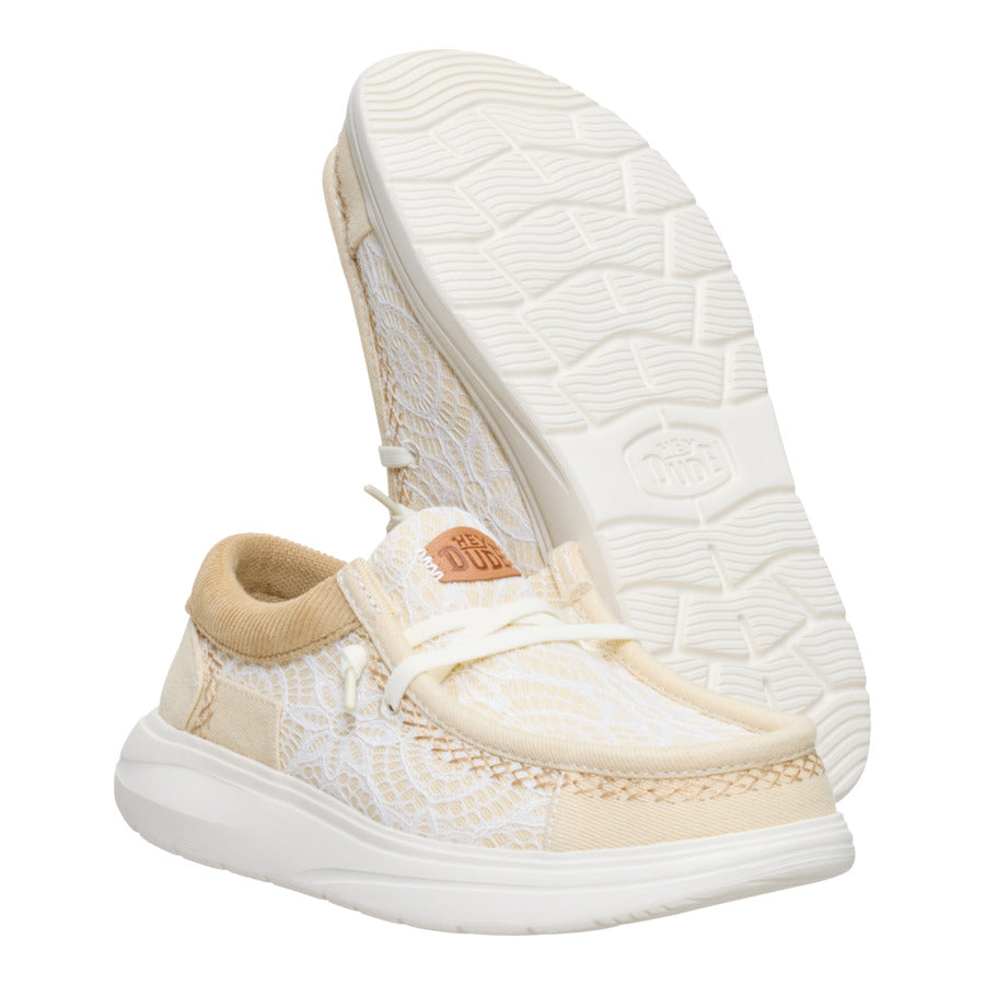 Wendy Comf Patchwork ÿ Ivory/Tan - Image 3