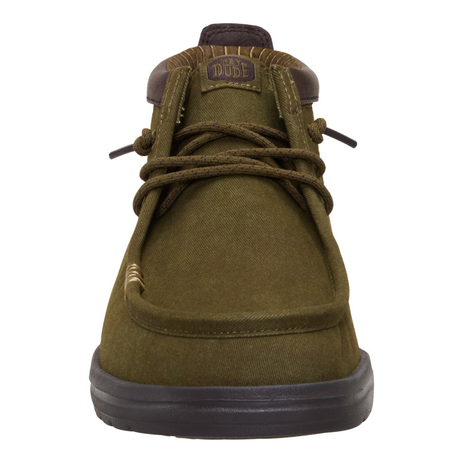 Wally Mid Gripr Vin Classic ÿ Dark Olive/Mole Brown - Image 4