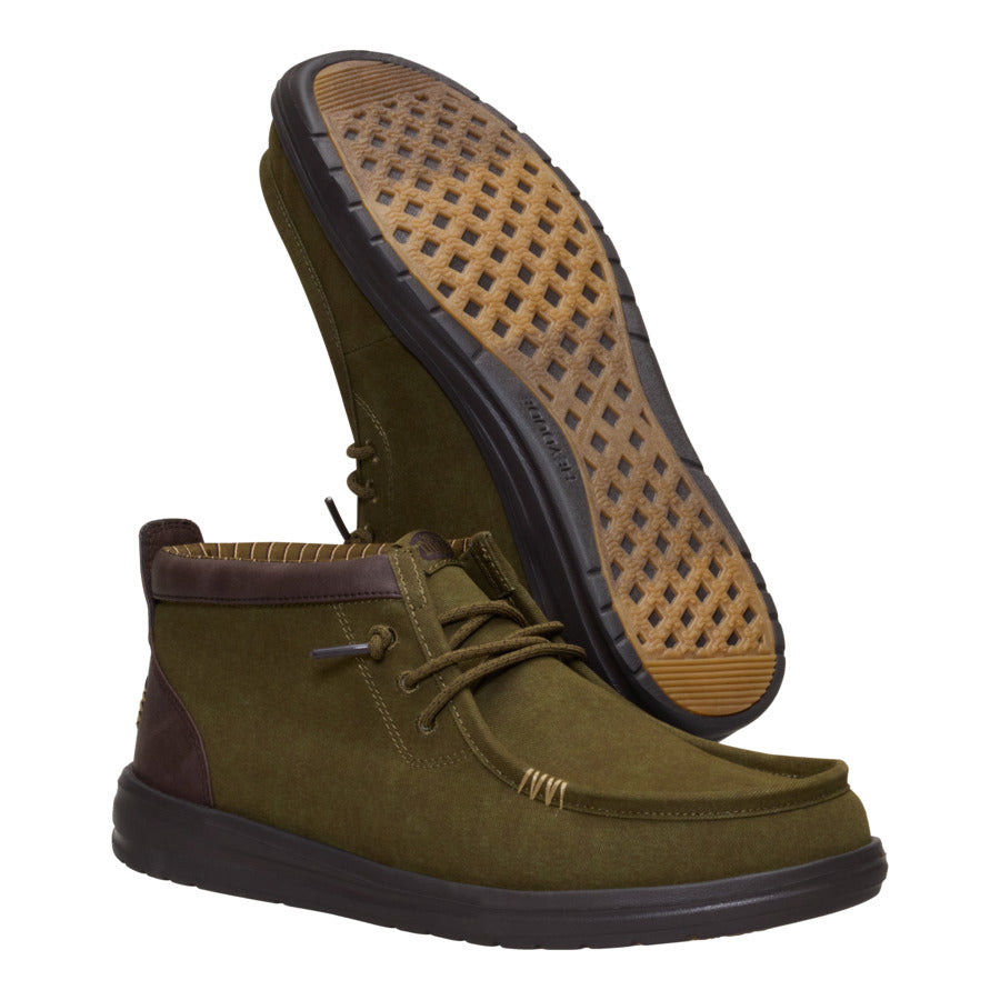 Wally Mid Gripr Vin Classic ÿ Dark Olive/Mole Brown - Image 3