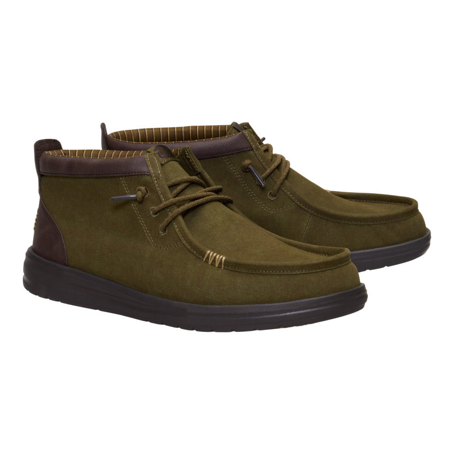 Wally Mid Gripr Vin Classic ÿ Dark Olive/Mole Brown - Image 2