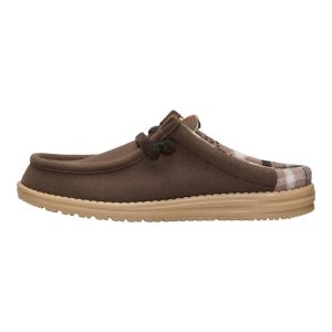 Wally Slip Cozy Plaid ÿ Major Brown/Multi