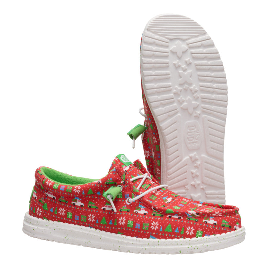 Wally Holiday Sweater ÿ Red/Green/Multi - Image 3