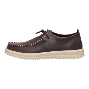 Wally NXT Moc Leather ÿ Mole Brown/Wood Ash