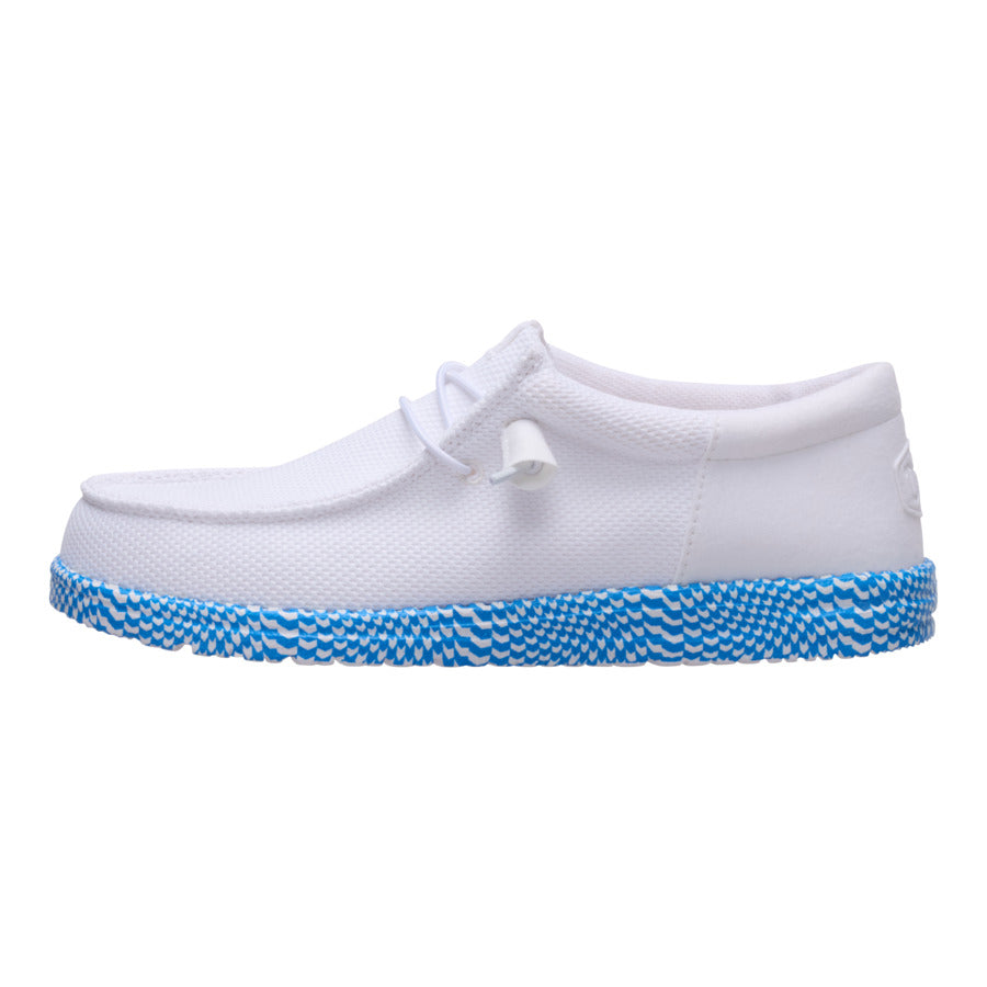 Wally Funk Warped Geo ÿ White/Brilliant Blue