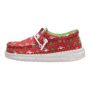 Wally Toddler Holiday Sweater ÿ Red/Green