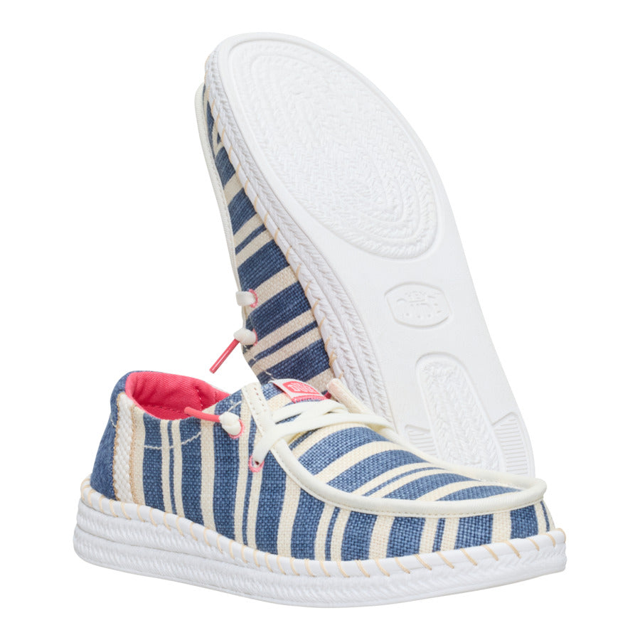 Wendy Espadrille Coast ÿ Navy/White - Image 3
