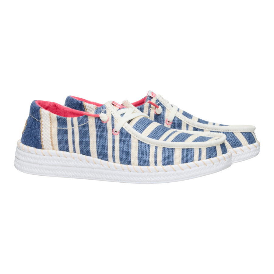 Wendy Espadrille Coast ÿ Navy/White - Image 2