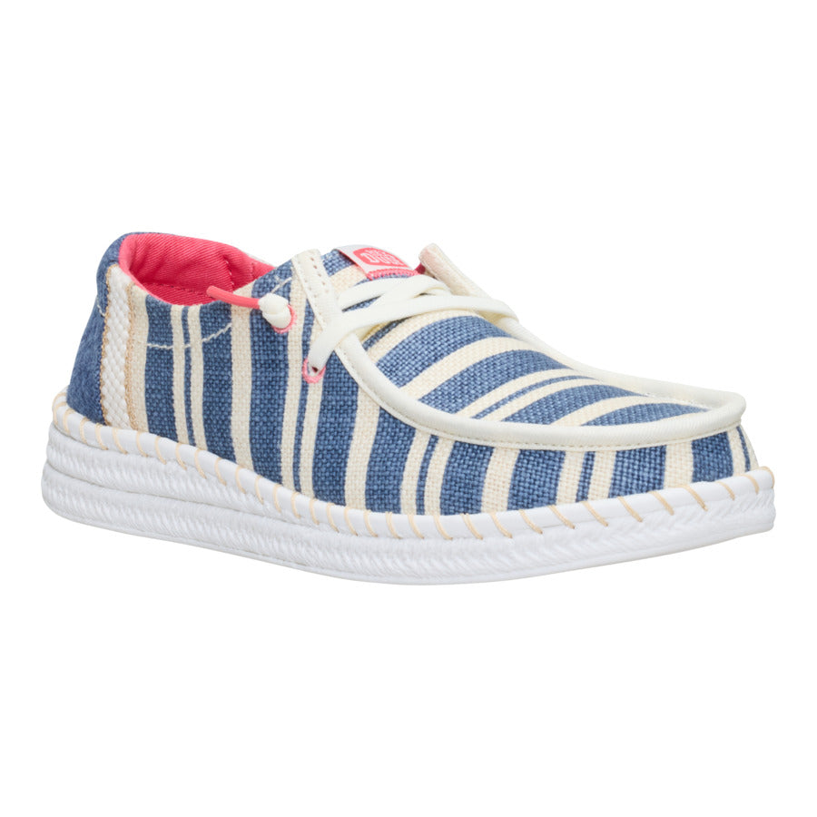 Wendy Espadrille Coast ÿ Navy/White - Image 7