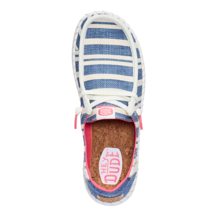 Wendy Espadrille Coast ÿ Navy/White - Image 6