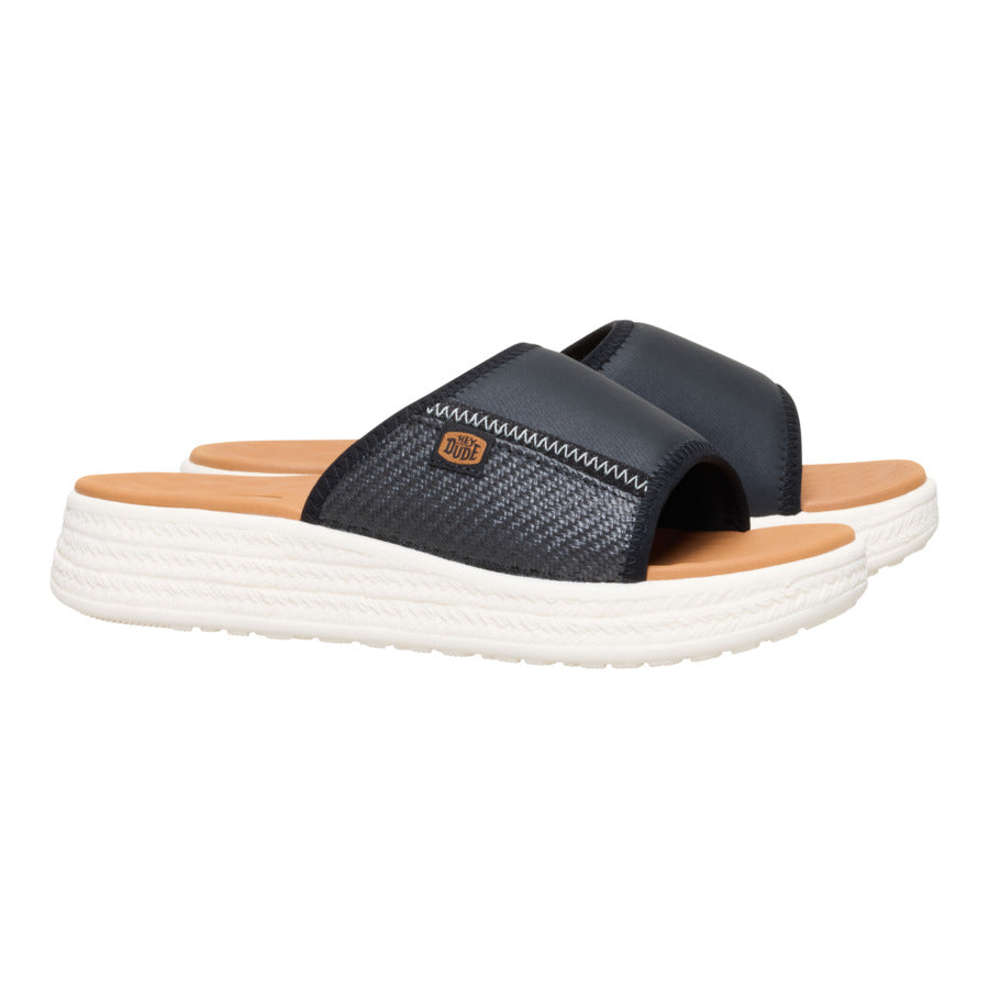 Tide Espadrille Slide ÿ Black/Egret - Image 2
