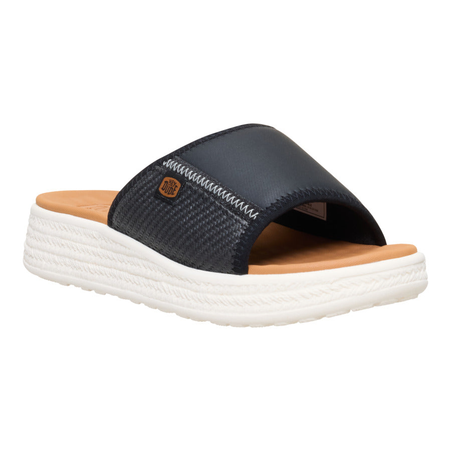 Tide Espadrille Slide ÿ Black/Egret - Image 7