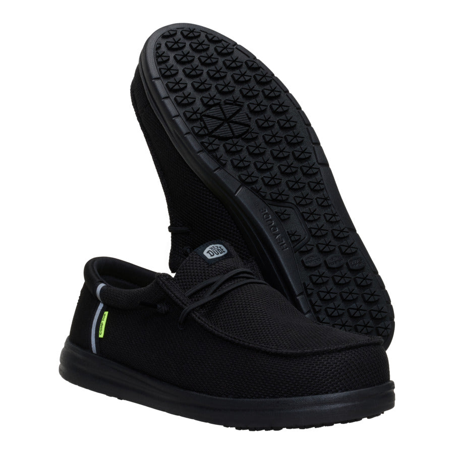 Wally Work Comp Toe Wide ÿ Black/Black - Image 3