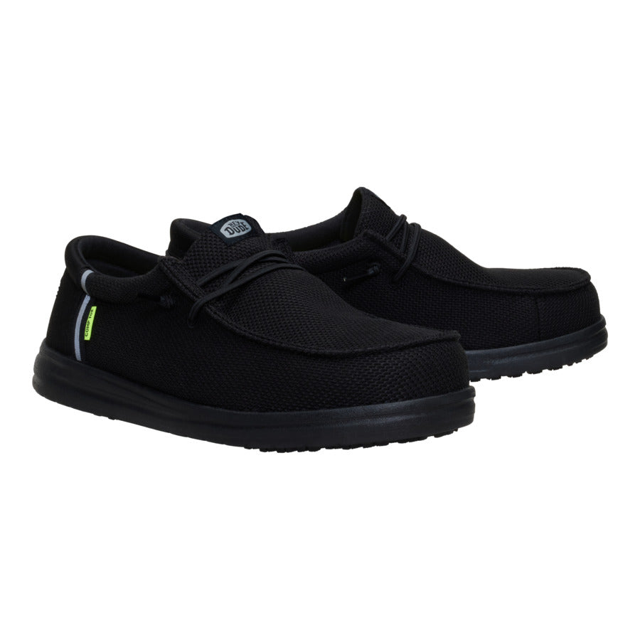 Wally Work Comp Toe Wide ÿ Black/Black - Image 2